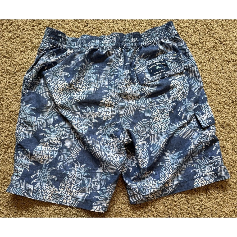 Tommy Bahama Boardshorts Men Medium Pineapple Lined Drawstring Swim Trunks - Picture 5 of 7